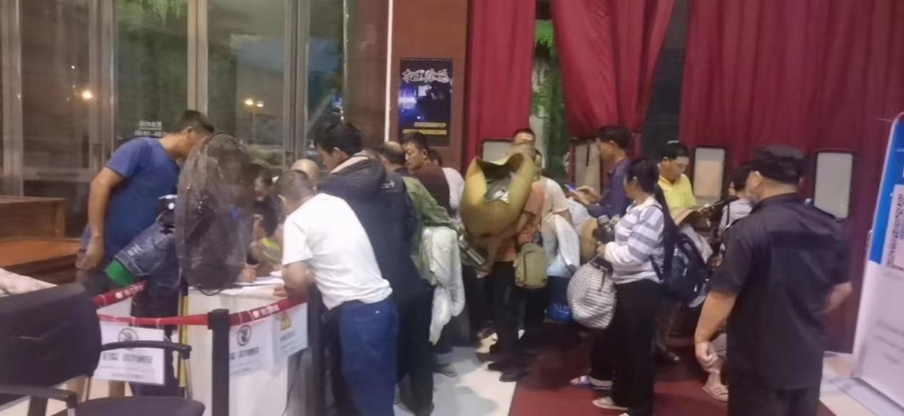 臺風來襲 錢江商城做好轉移安置建筑工人保障工作