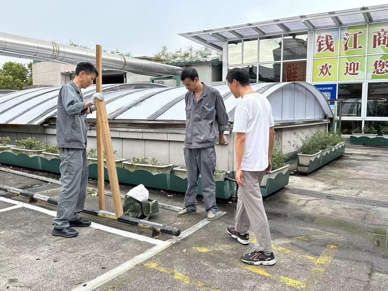 風雨退去，安全先行！錢江商城開展安全巡查工作