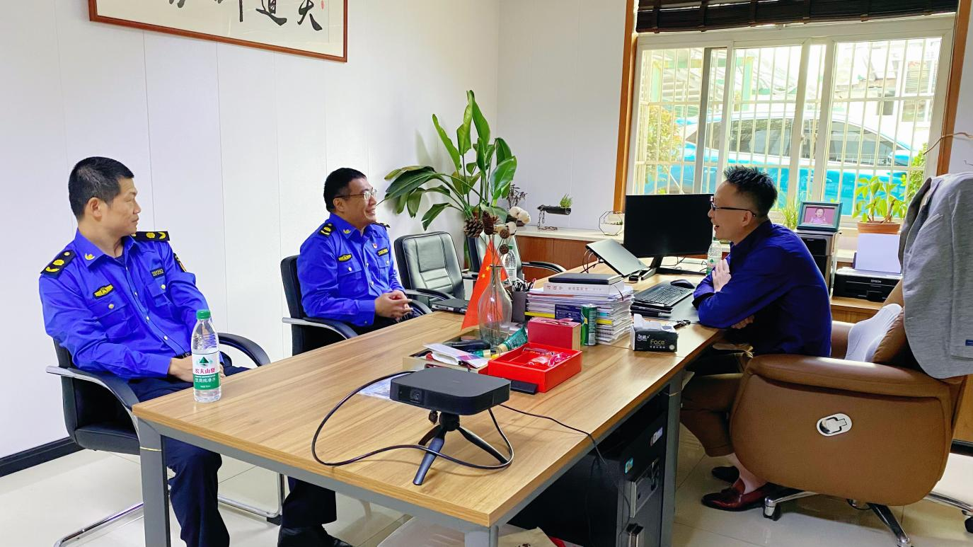 履新訪企聽心聲!大關執法中隊拜訪錢江商城共商發展