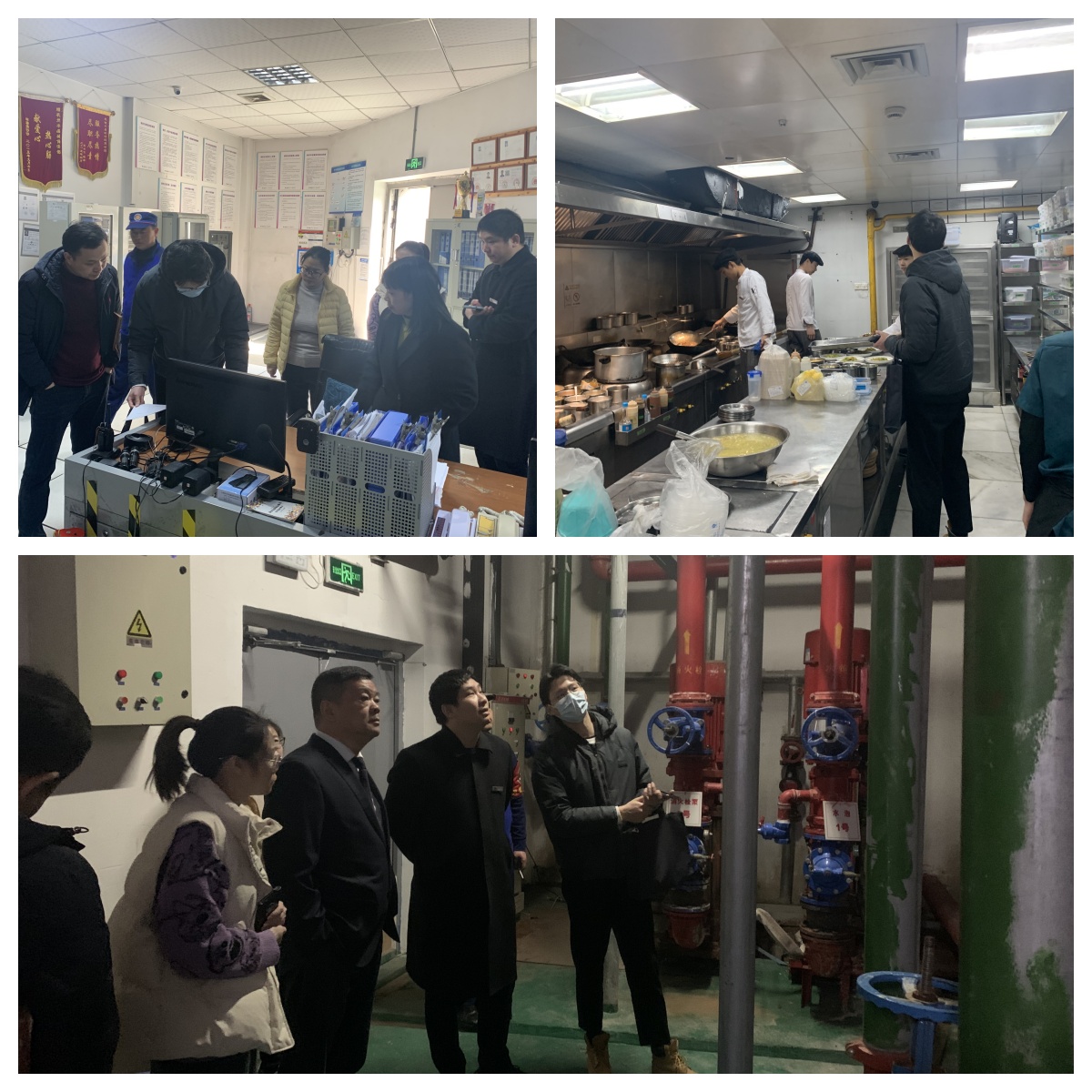 區(qū)紀委、區(qū)應(yīng)急局等領(lǐng)導(dǎo)蒞臨水晶城檢查安全生產(chǎn)